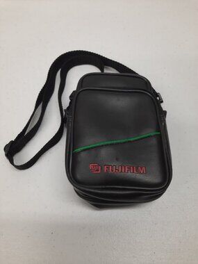 Vintage Fujifilm Camera Case Bag Black Belt Loop Strap 90s Y2K Film Accessories